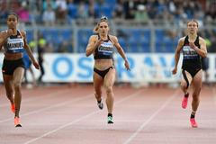 Lurdes Gloria Manuel, Lada Vondrová a Barbora Malíková na Zlaté tretře 2024