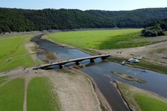 sucho řeky evropa řeka voda klimatická změna