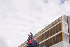 Virtuální sokoli na pražském OD Máj lákají na XVII. všesokolský slet.