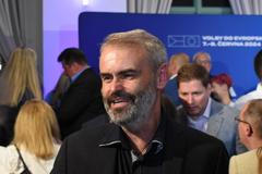 Eurovolby 2024 , stan Motoristé sobě Filip Turek a Přísaha Robert Šlachta,