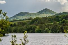 Hora Lovoš v Českém středohoří.