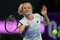 Kateřina Siniaková v zápase druhého kola na turnaji v Dauhá 2024