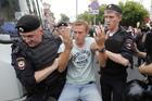 Alexej Navalnyj, demonstrace, policie
