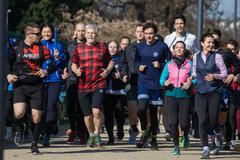 Prezident Petr Pavel a běh ve Stromovce s lidmi, platforma Impakt