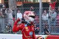 Charles Leclerc z Ferrari slaví triumf ve VC Monaka F1 2024