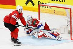 Kevin Fiala, Lukáš Dostál, Česko - Švýcarsko, MS v hokeji 2024