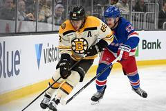 NHL: New York Rangers at Boston Bruins