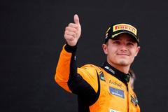 Pilot McLarenu Lando Norris po VC Španělska F1 2024