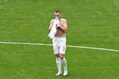 Vladimír Coufal po zápase Eura 2024 Gruzie - Česko