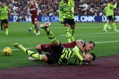 West Ham - Arsenal (Coufal, Martinelli)