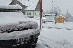 šumava sníh kvilda horská služba