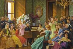 František Dvořák: Bedřich Smetana mezi svými přáteli roku 1865