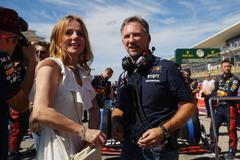 F1, VC USA 2023: Geri Hornerová (Halliwellová) a Christian Horner