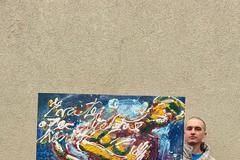 Filip Šícha, malíř, umělec, TikTok