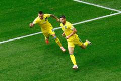 fotbal, ME, Euro 2024 Ukrajina - Slovensko radost gól