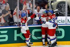 Česká radost v zápase MS 2024 Česko - Dánsko