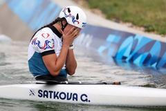 Gabriela Satková po finále kanoistek na olympiádě v Paříži 2024