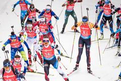 SP v biatlonu Nové Město na Moravě 2021, smíšená štafeta: Jessica Jislová v balíku závodnic