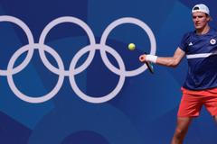 Český tenista Jakub Menšík na OH 2024