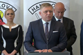 Záběry ukazují slovenského premiéra Roberta Fica těsně před střelbou