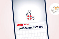 DMS Dárcovská sms logo