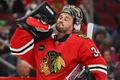 NHL: Anaheim Ducks at Chicago Blackhawks hokej Petr Mrázek