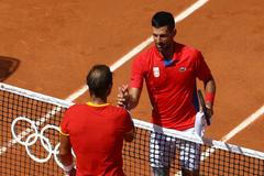 Rafael Nadal, Novak Djokovič. OH Paříž 2024