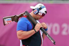 Jiří Lipták v trapu na OH 2020