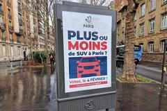 Paříž parkování SUV