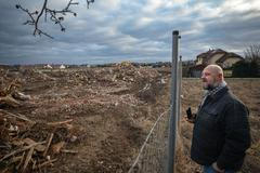 Obec Trnová u Prahy, satelit, developer, výstavba, brownfield