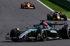 George Russell, Mercedes ve VC Belgie formule 1 2024l
