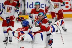 Češi slaví vítězství v zápase MS 2024 Česko - Finsko