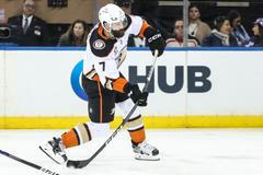 NHL: Anaheim Ducks at New York Rangers