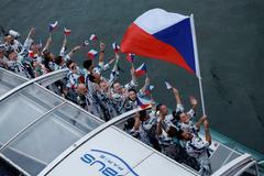 Paříž - úvodní ceremoniál český výprava