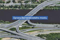 Oprava Barrandovského mostu - poutak