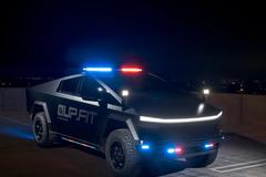 Tesla Cybertruck policejní