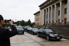 čína diplomatické auto