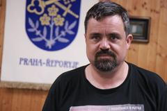 Starosta městské části Praha - Řeporyje Pavel Novotný v červnu 2024 ve své kanceláři