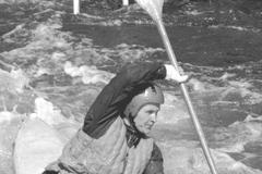 Ludmila Polesná-Veberová v roce 1972 při přípravě na olympiádu v Mnichově