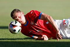 fotbal, příprava, reprezentace, Česko - Severní Makedonie, Lukáš Provod