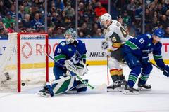 NHL: Vegas Golden Knights at Vancouver Canucks