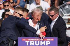 Donald Trump, střelba, mítink