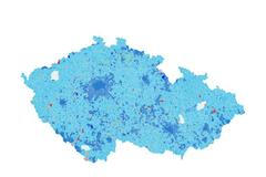 Výsledky všech obcí v jedné mapě