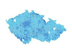 mapa - výsledky v okrscích