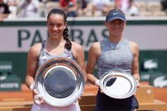 Tereza Valentová a Laura Samson, French Open 2024