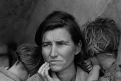 Dorothea Langeová: fotografie z období Dust Bowlu (velké migrace v USA ve 30. letech)
