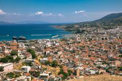 Uprchlický tábor Kara Tepe na ostrově Lesbos v Řecku, uprchlíci, migranti, uprchlická krize