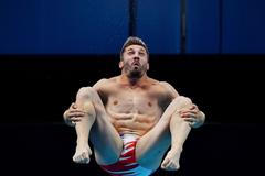 Slavnostní otevření centra vodních sportů (Jandardův nepovedený skok v čase 0:37)