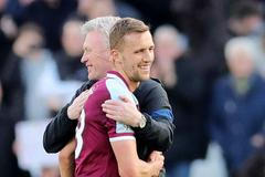 fotbal Premier League - West Ham United v Wolverhampton Wanderers Tomáš Souček, David Moyes