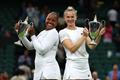 Taylor Townsendová a Kateřina Siniaková, Wimbledon 2024